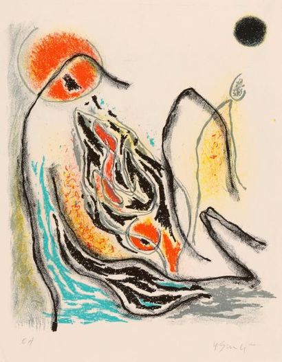 null Gustave Singier (1909-1984)

Sans Titre 1966

Lithographie en couleur numérotée...