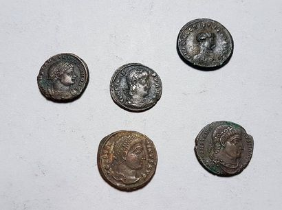 null Ensemble de 5 jolies monnaies romaines

Début du 4ème siècle