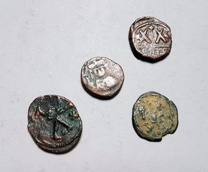 null Ensemble de 4 monnaies byzantines