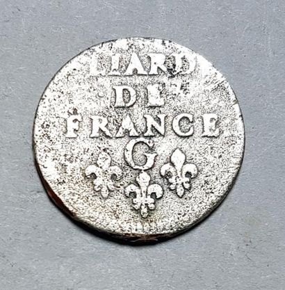 null Liard de France 1656 G (atelier de Lusignan)

Modèle argenté certainement pour...