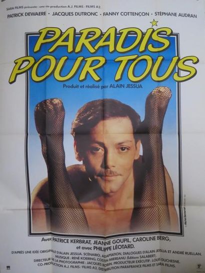 null "PARADIS POUR TOUS" (1982) de Alain Jessua avec Patrick Dewaere, Fanny Cottencon...
