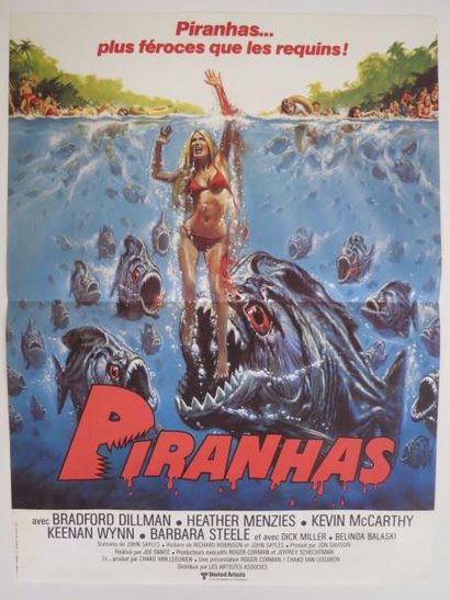 null "PIRANHAS" de Joe Dante et "Piranha 2, LES TUEURS VOLANTS" de James Cameron

Lot...