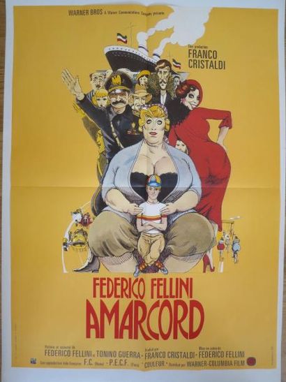 null "AMARCORD" (1974) de Federico Fellini avec Magali Noël

60 x 80 cm