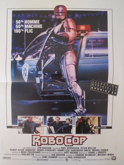 null "ROBOCOP" (1987) de Paul Verhoeven avec Peter Weller et "ROBOCOP 2" (1990) de...