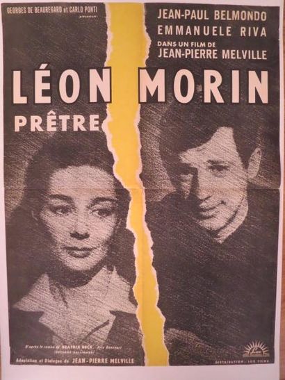 null "LEON MORIN, PRÊTRE" (1961) de Jean-Pierre Melville avec Jean-Paul Belmondo...