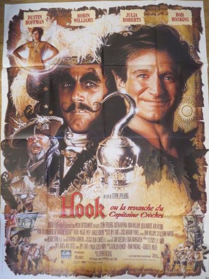null "HOOK" (1991) de Steven Spielberg avec Robin William, Dustin Hoffman et Julia...