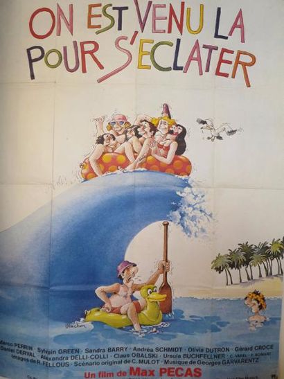 null "ON EST VENUS LA POUR S'ECLATER" (1979) de Max Pecas avec Marco Perrin 

Illustrée...