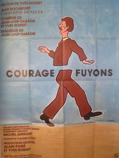 null "COURAGE FUYONS" (1979) de Yves Robert avec Jean Rochefort et Catherine Deneuve

Dessin...