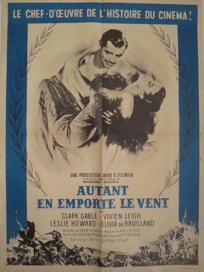 null "AUTANT ON EMPORTE LE VENT" de Victor Fleming avec Clark Gable et Vivien Leigh

MGM...