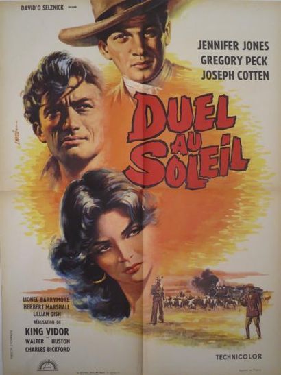 null "DUEL AU SOLEIL" (1946) de King Vidor avec Gregory Peck, Joseph Cotten et Jennifer...
