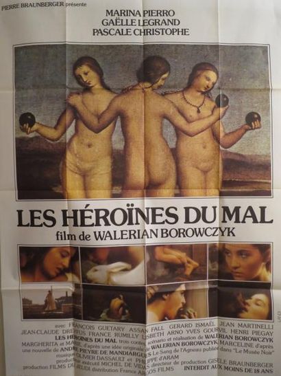 null "LES HEROINES DU MAL" (1973) de Walerian Borowczyk avec Marina Pierro et Gaëlle...