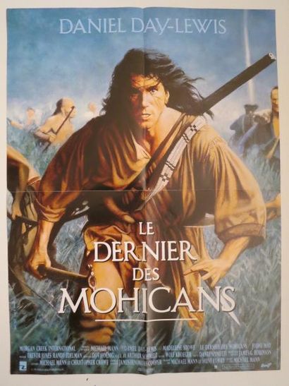 null "LE DERNIER DES MOHICANS" (1992) de Michael Mann avec Daniel Day-Lewis et Madeleine...