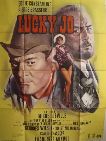 null "LUCKY JO" (1964) de Michel Deville avec Eddie Constantine, Pierre Brasseur...