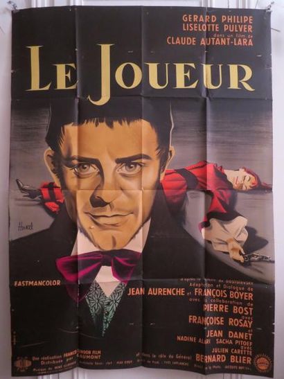 null "LE JOUEUR" (1958) de Claude Autant-Lara avec Gerard Philippe

Dessin de Hurel

120...