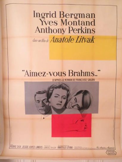null "AIMEZ-VOUS BRAHMS…?" (1961) de Anatole Litvak avec Ingrid Bergman, Yves Montand...
