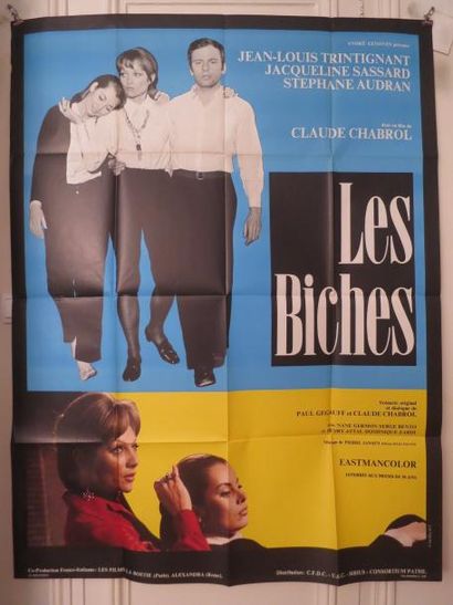 null "LES BICHES" (1967) de Claude Chabrol avec Jean-Louis Trintignant et Stephane...