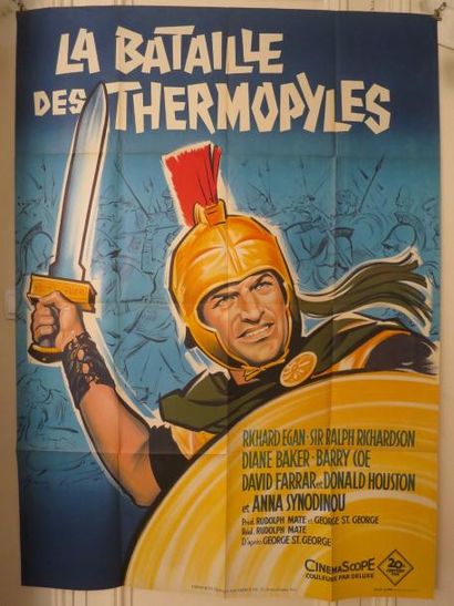 null "LA BATAILLE DES THERMOPYLES" (1963) (300 SPARTANS) de Rudolph Mate avec Richard...