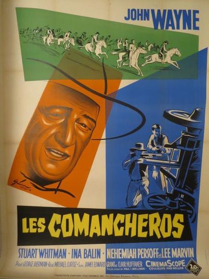null "LES COMANCHEROS" (1961) de Michael Curtiz avec John Wayne, Stuart Whitman et...
