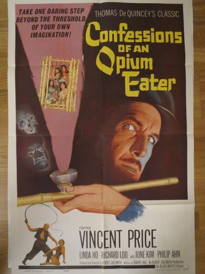 null "LES CONFESSIONS D'UN MANGEUR D'OPIUM" (1962) de Albert Zugsmith avec Vincent...