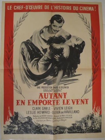 null "AUTANT EN EMPORTE LE VENT" (1939) de Victor Fleming avec Clark Gable et Vivien...