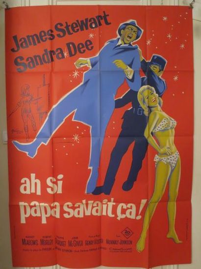 null "AH ! SI PAPA SAVAIT CA" (1963) de Henry Koster avec James Stewart et Sandra...