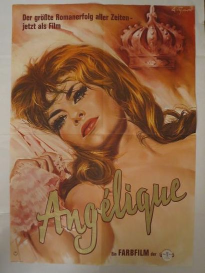 null "ANGELIQUE" (1964)(MARQUISE DES ANGES) Affiche pose de Michèle Mercier 

Origine...