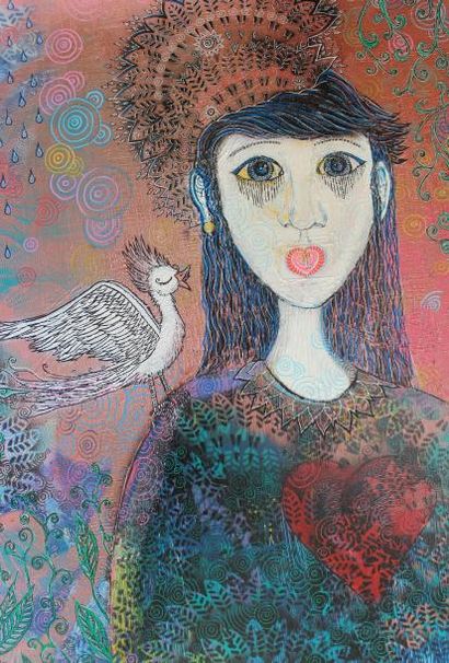 null Corinne Agustin

"La jeune fille à l'oiseau", 2016

Toile

130 x 96 cm