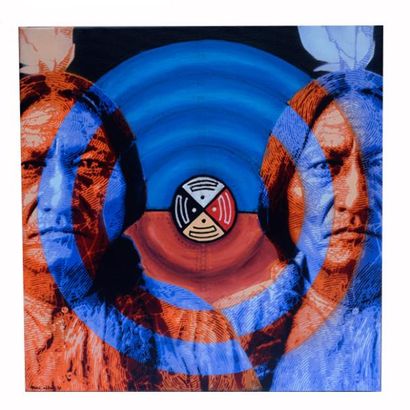 null Mat Elbé 

"Sitting Bull Spirit", 2017

40 x 40 cm

Toile