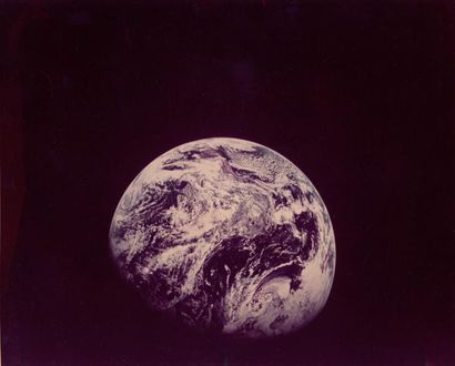 NASA. Apollo 8. Belle vue de la Terre depuis...