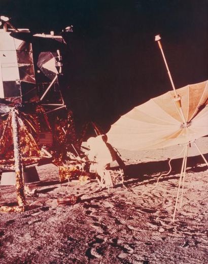 Nasa. GRAND FORMAT. Apollo 12. Vue du module...