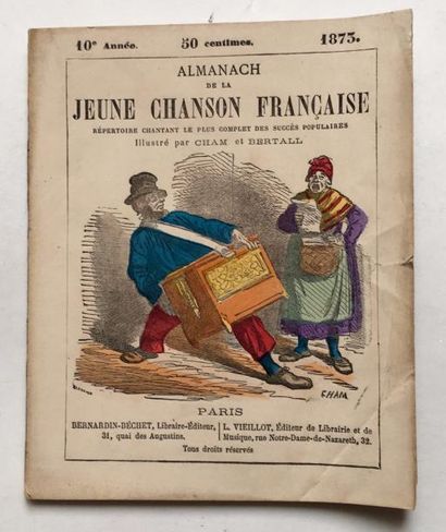 null ALMANACH
Jeune chanson française pour l'année 1873
Illustré par Cham et Bertall...