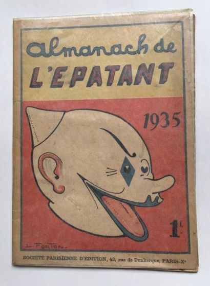 null ALMANACH
L'Epatant pour l'année 1935
Couverture illustrée par Forton, edité...