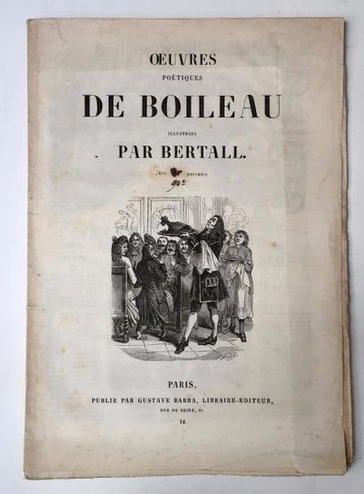 BERTALL Boileau Oeuvres poétiques
Edité par Gustave Barba
Très bon état