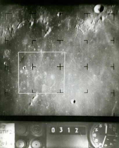 null Photographie du sol lunaire prise par la sol Rangers VII. La sonde Rangers VII...