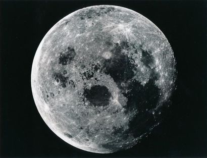 null NASA. Mission Apollo 11. Magnifique vue de la Lune depuis le module de service...