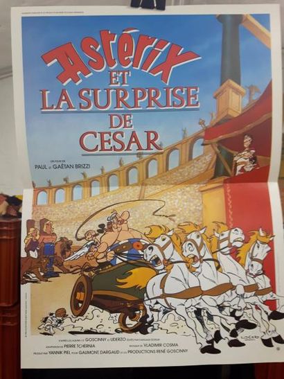 null Astérix : René Goscinny. 8 affiches. 1. Les travaux d’Astérix. 1975. 60 x 80...