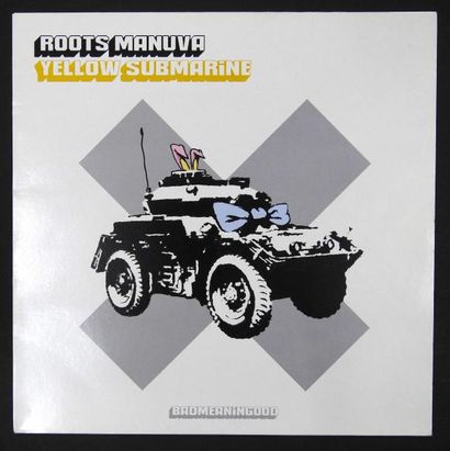 BANKSY ROOTS MANUVA "Yellow Submarine" Impression sur pochette disque Offset print...