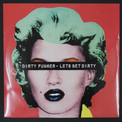 BANKSY DIRTY FUNKER "Let’s get dirty" Impression sur pochette disque Offset print...