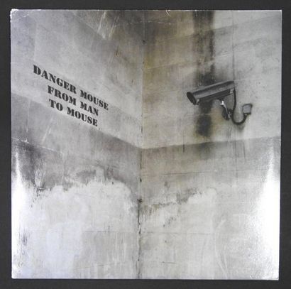 BANKSY DANGER MOUSE "From Man To Mouse" Impression sur pochette disque Offset print...
