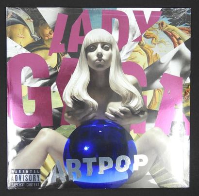 JEFF KOONS Lady Gaga "Art Pop". Impression sur pochette disque Offset print on vinyl...