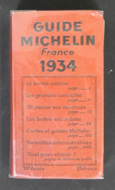 null RARE GUIDE MICHELIN ANNEE 1934
Pleine toile en percaline rouge, plats imprimés
Très...