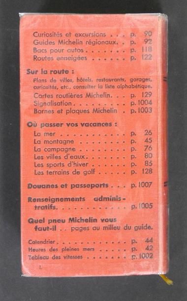 null RARE GUIDE MICHELIN ANNEE 1935
Pleine toile en percaline rouge, plats imprimés
Très...