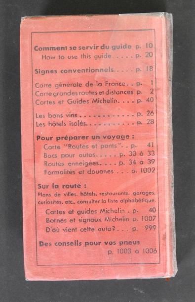 null RARE GUIDE MICHELIN ANNEE 1946
Pleine toile en percaline rouge, plats imprimés
Très...