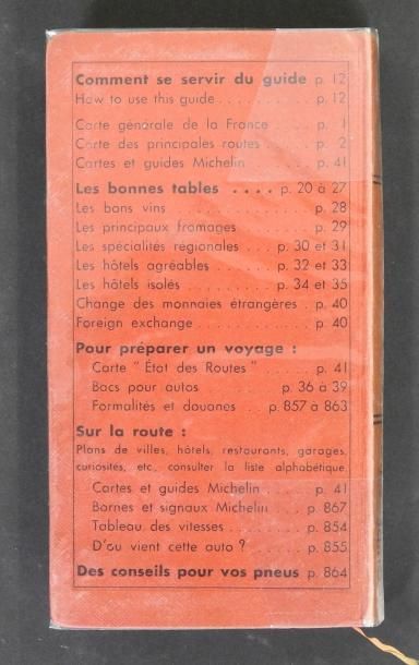 null RARE GUIDE MICHELIN ANNEE 1950
Pleine toile en percaline rouge, plats imprimés
Très...