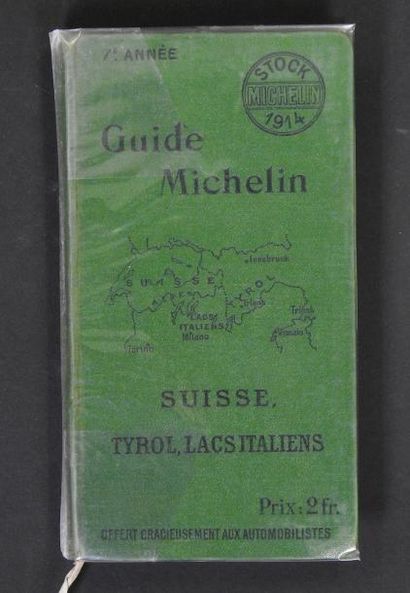 null 3 GUIDES MICHELIN SUISSE 1910-1914-1921
Reliures vertes percaline ou pleine...