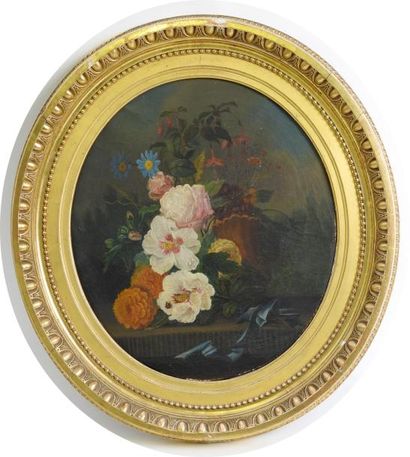 null Ecole française de la fin du XIX° siècle

Bouquets de fleurs

Paire d'huile...