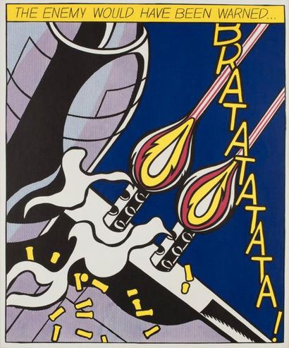 null Roy LICHTENSTEIN (1923-1997) 



As I Opened Fire, 1966 



Lithographie en...