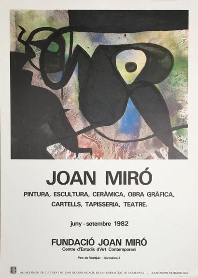 null Joan Miro (1893-1983)

affiche de l'exposition à la fundacio Joan Miro, 1982

42...