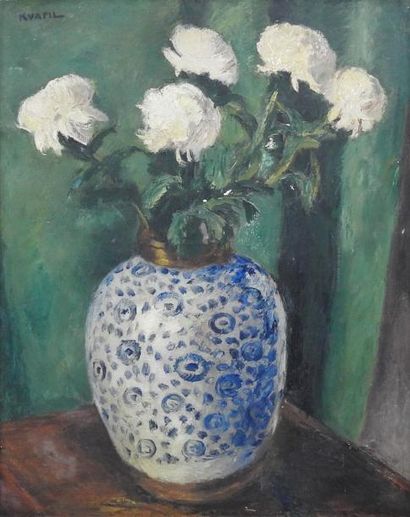 null Charles Kuapil (1884-1957)

Bouquet de fleurs

huile sur toile signée en haut...