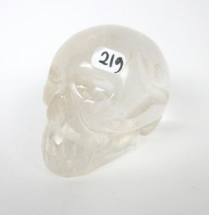 null Crâne de cristal, de roche.
L: 8, 5cm
